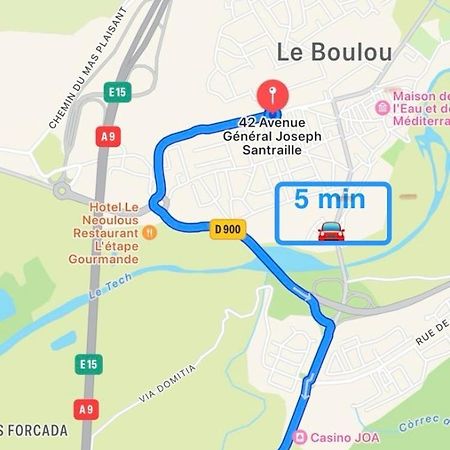 Appart Avec Chambre Lumineux Et Chaleureux Le Boulou Kültér fotó